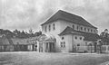 Waldfriedhof in Stuttgart, Feierhalle, 1924.