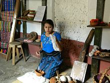 juan san laguna la weaving wikipedia demonstrates tz techniques traditional