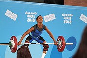 Deutsch: Gewichtheben bei den Olympischen Jugendspielen 2018; Tag 2, 10. Oktober 2018; Jungen 62 kg English: Weightlifting at the 2018 Summer Youth Olympics at 8 October 2018 – Boys' 62 kg