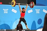 Deutsch: Gewichtheben bei den Olympischen Jugendspielen 2018; Tag 2, 10. Oktober 2018; Jungen 62 kg English: Weightlifting at the 2018 Summer Youth Olympics at 8 October 2018 – Boys' 62 kg