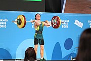 Deutsch: Gewichtheben bei den Olympischen Jugendspielen 2018; Tag 2, 10. Oktober 2018; Jungen 62 kg English: Weightlifting at the 2018 Summer Youth Olympics at 8 October 2018 – Boys' 62 kg