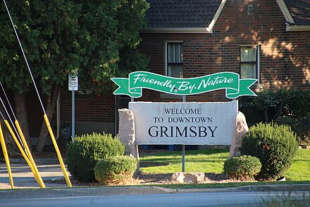 Grimsby Welcome Sign