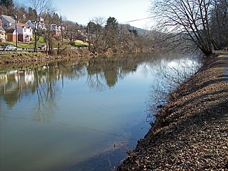 West Fork River in Clarksburg