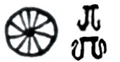 Wheel and rein holders in deer stones culture petroglyphs, circa 1000 BCE