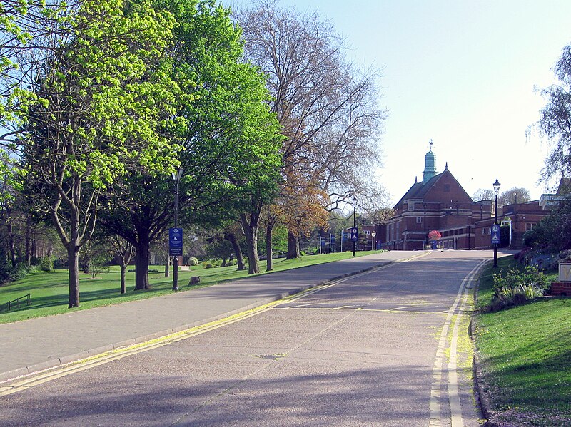 File:Whitgift School; view from main entrance April 2020.jpg