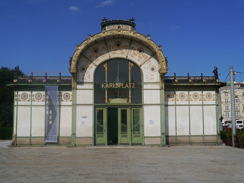 File:Wien U-Bahn-Station Karlplatz - Otto-Wagner-Pavilion 2.JPG