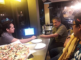 Bikol Wikipedia anniversary at Yellow Cab