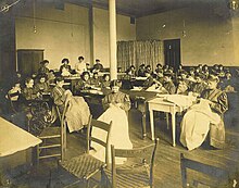 Women at Miller School in 1891 WomenAtMillerS.jpg