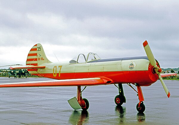 Yak-18PM at the 1970 WAC at Hullavington