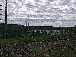 Ylä-Tuomiojärvi luoteesta päin