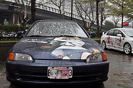 Yoshika Miyafuji itasha and Hinagiku Katsura itasha 20110220a.jpg