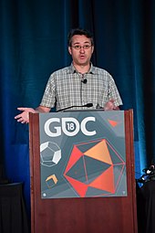 Zack Johnson at the 2018 Game Developers Conference Zack johnson gdc 2018.jpeg