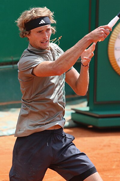 Zverev at the 2023 Monte-Carlo Masters