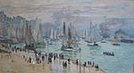 'Le Havre, fiskebåter som forlater havnen' av Claude Monet, 1874.JPG