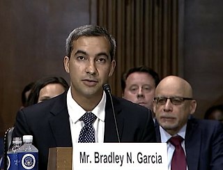 <span class="mw-page-title-main">Brad Garcia</span> American federal judge (born 1986)