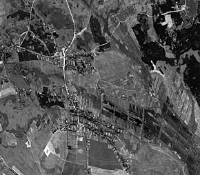 Спутниковая съёмка села Верхолесье. 1972 год