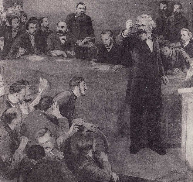 File:Ржезников Карл Маркс на Гаагском конгрессе 1932.jpg