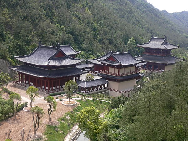 Temple of the Yellow Deity in Jinyun, Lishui, Zhejiang.