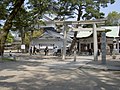 龍城神社と岡崎城