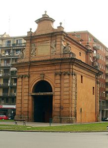 0046 - Bolonia - Agostino Barelli, Puerta de las cuchillas (1677) - Foto Giovanni Dall'Orto, 18-Nov-2007.jpg