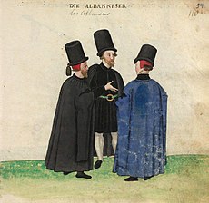 Unknown author: The Albanians, unknown date.