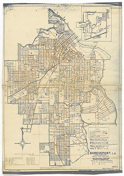 File:1950 Census Enumeration District Maps - Louisiana (LA) - Caddo Parish - Shreveport - ED 66-1 to 191 - NARA - 18559574.jpg