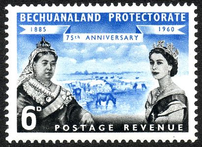 1960 6d Bechuanaland Protectorate stamp.jpg