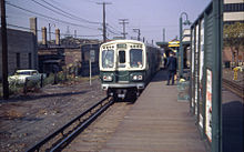 The station in 1967 19670906 02 CTA Douglas L @ Laramie Ave.jpg