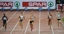 The final 200m women final Zurich 2014.jpg