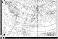 日本氣象廳以无线电传真发送的海上气象信息