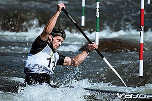 2019 ICF Canoe slalom World Championships 072 - Grzegorz Hedwig.jpg