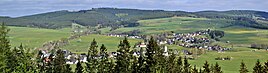 Blick auf Bad Laasphe-Oberndorf