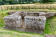 A view of Cilurnum along Hadrian's Wall in the United Kingdom.