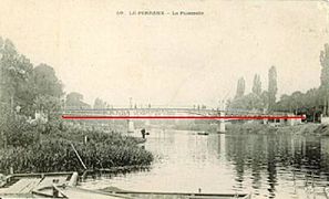 Niveau de la Marne le 27 janvier 1910 à la passerelle (3).