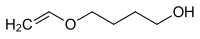 Structural formula of 4-hydroxybutyl vinyl ether