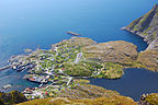 Hamnøy, Moskenesøya, Lofoty, Nordland, Norwegia 