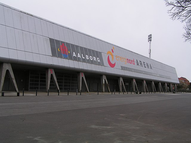The northern facade of Nordjyske Arena, 2008