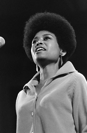 Abbey Lincoln (1930–2010), was an American jazz vocalist, songwriter, and actress, who wrote and performed her own compositions. She was a civil rights advocate during the 1960s.[30][31]