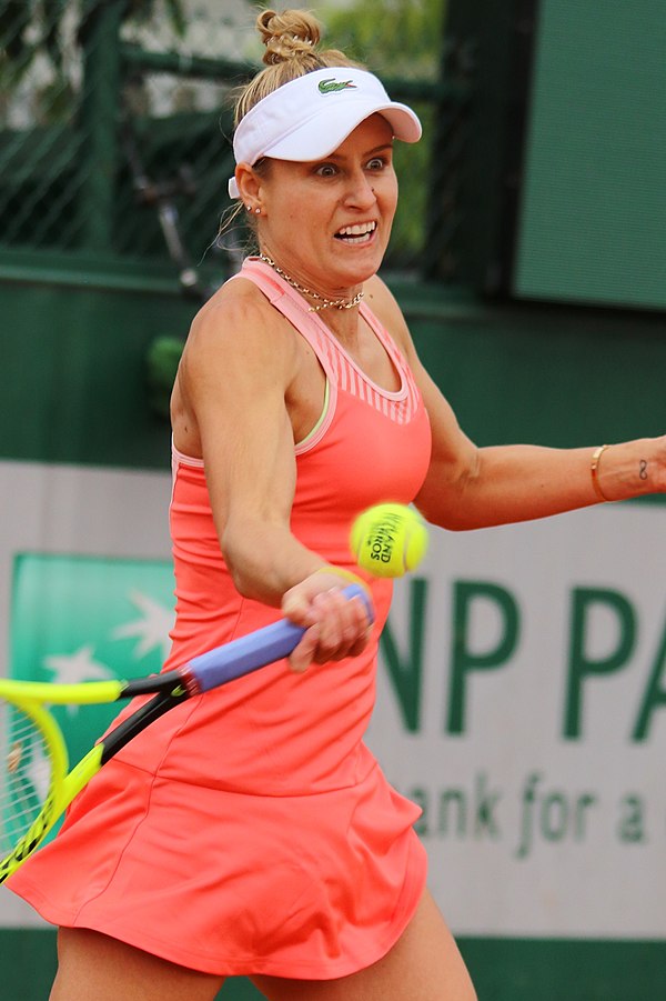 Adamczak at the 2019 French Open