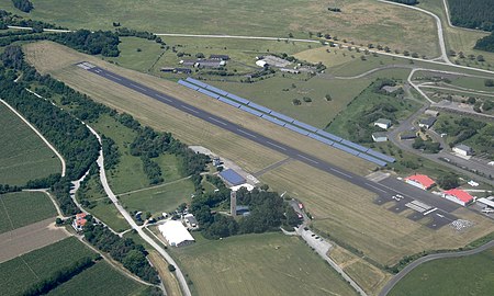 Aerial image of the Würzburg Schenkenturm airfield