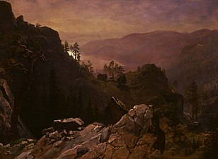 Albert Bierstadt, Świt nad Donner Lake, 1871–1873