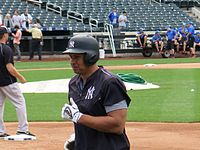 Alex Rodriguez during a game on August 2. Alex Rodriguez on August 2, 2016.jpg