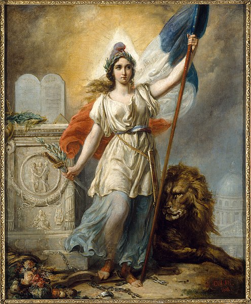 File:Alexandre-Marie Colin - La République, esquisse pour le concours de 1848 - PDUT1724 - Musée des Beaux-Arts de la ville de Paris.jpg