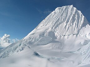 Cirque below Alpamayo, Peru