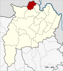 District de Mae Sai - Carte