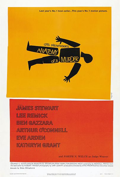 Theatrical release poster by Saul Bass