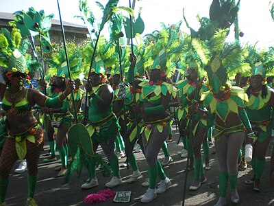 Carnival Patrons on parade in Antigua Anucarnival2.JPG