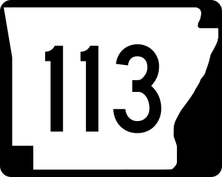 <span class="mw-page-title-main">Arkansas Highway 113</span> State highway in Arkansas, United States