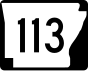 Highway 113 marker