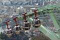 Arrivée du téléphérique de la Bastille (Grenoble)